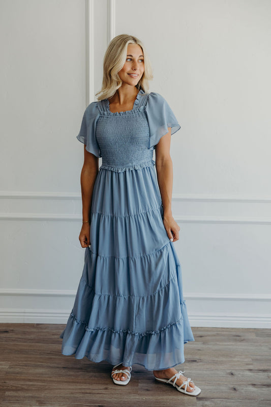 The Robin Dress in Blue