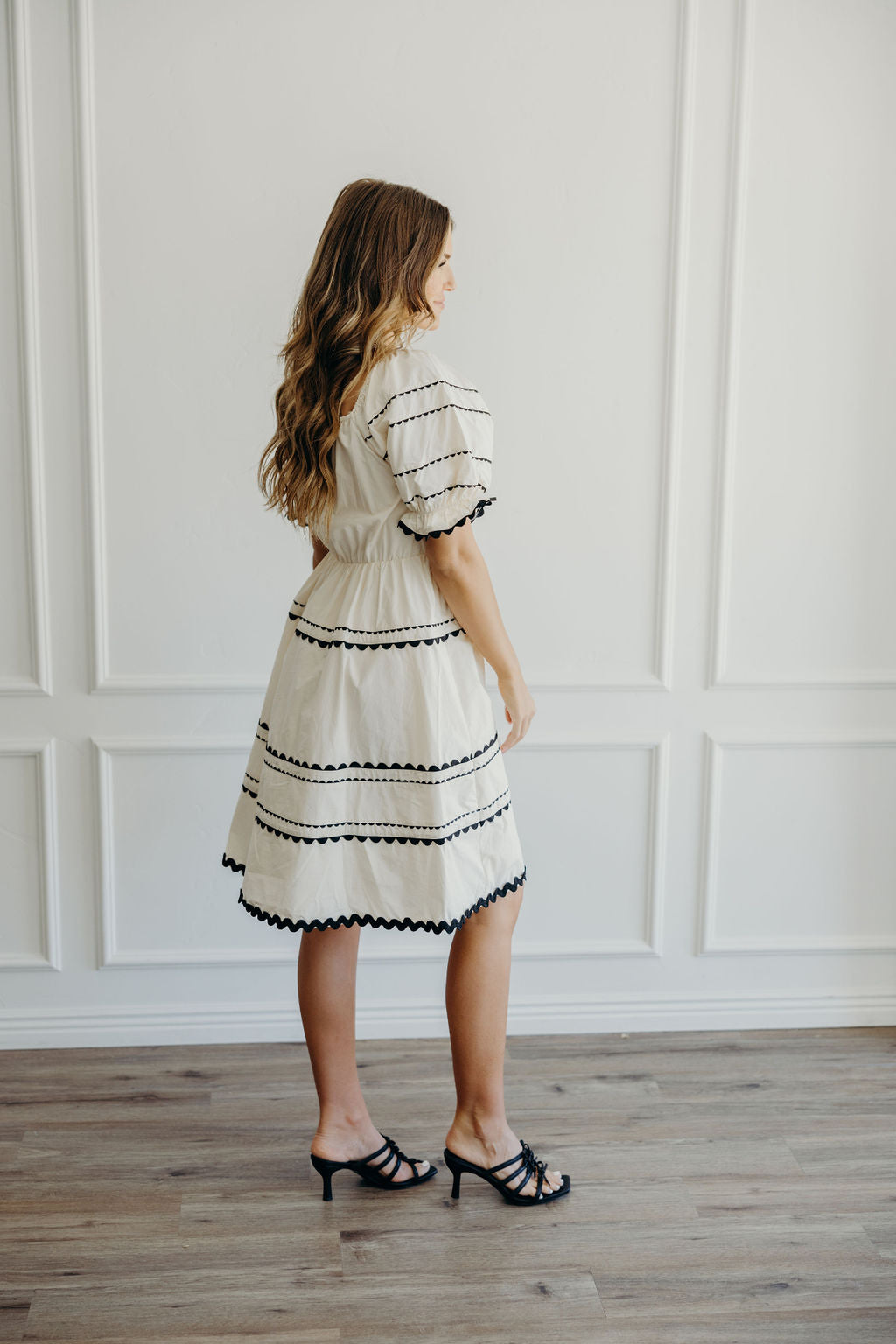 The Danny Dress in Cream Cloud