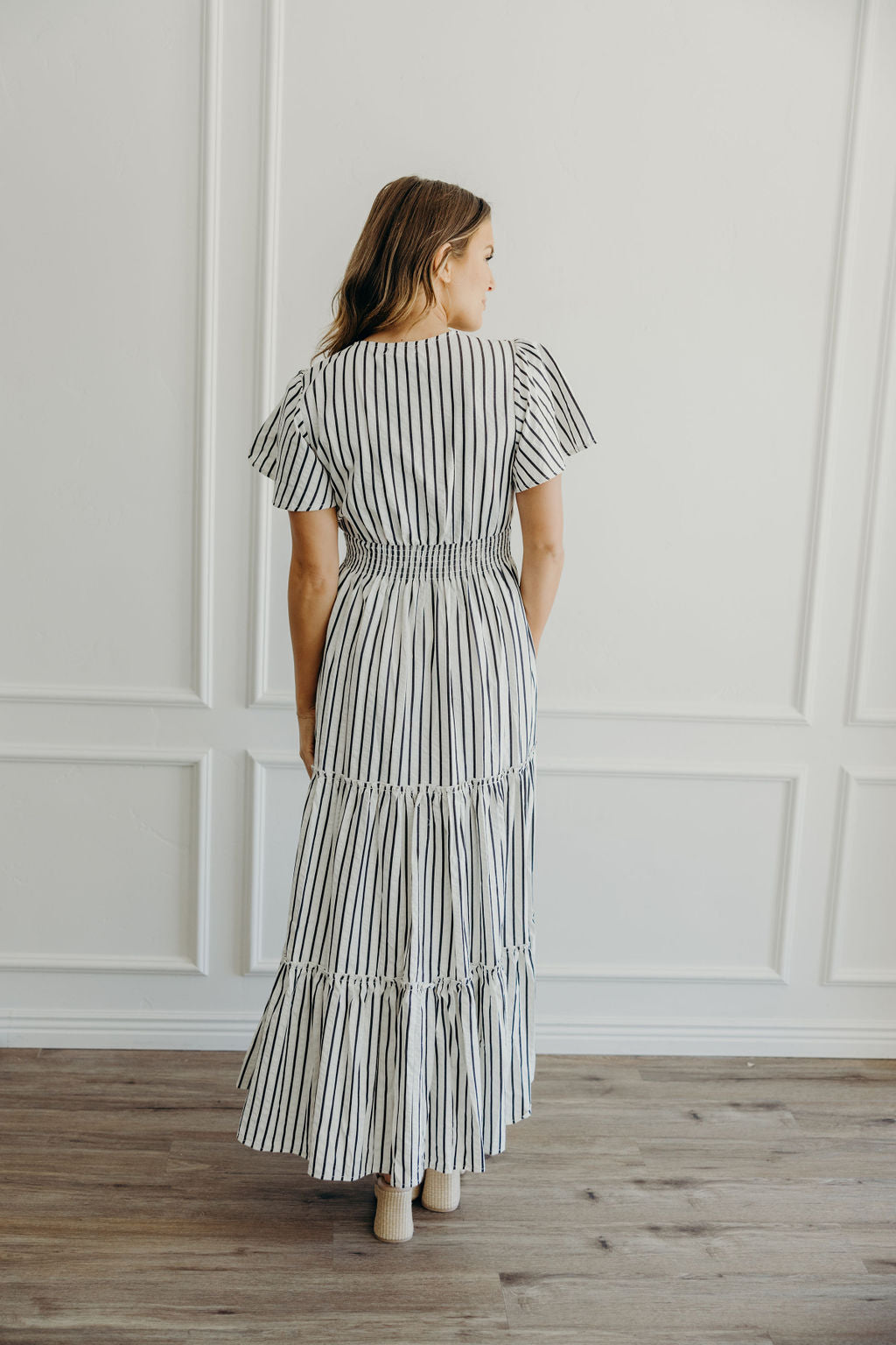 The Evelyn in Black Stripe