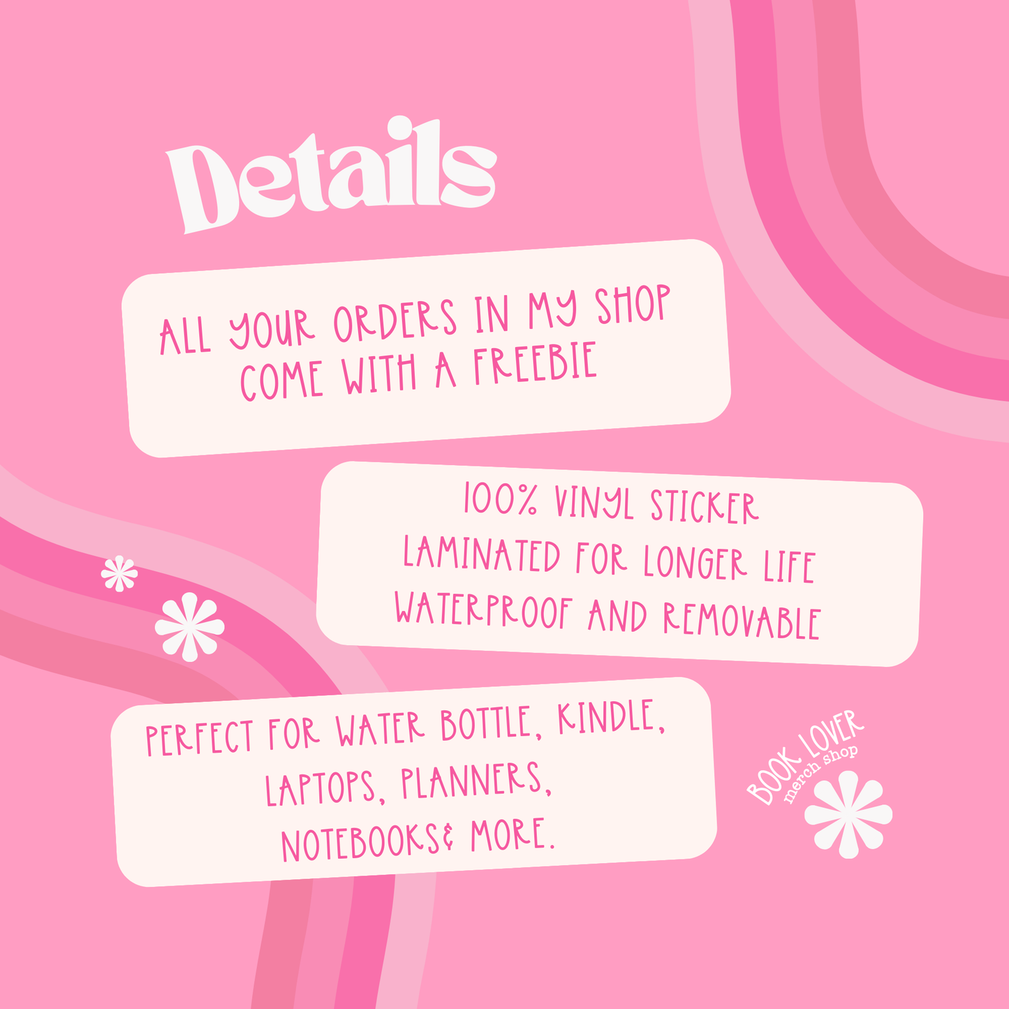 Crying Over Fictional Characters Stickers / Bookish Stickers: 2''