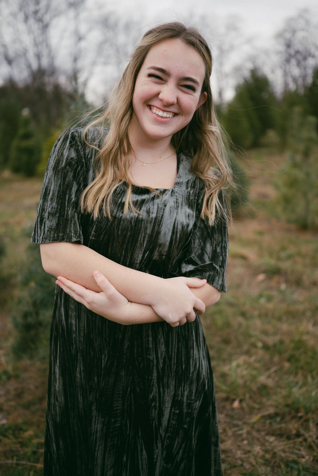 The Oaklee Dress in Forerst