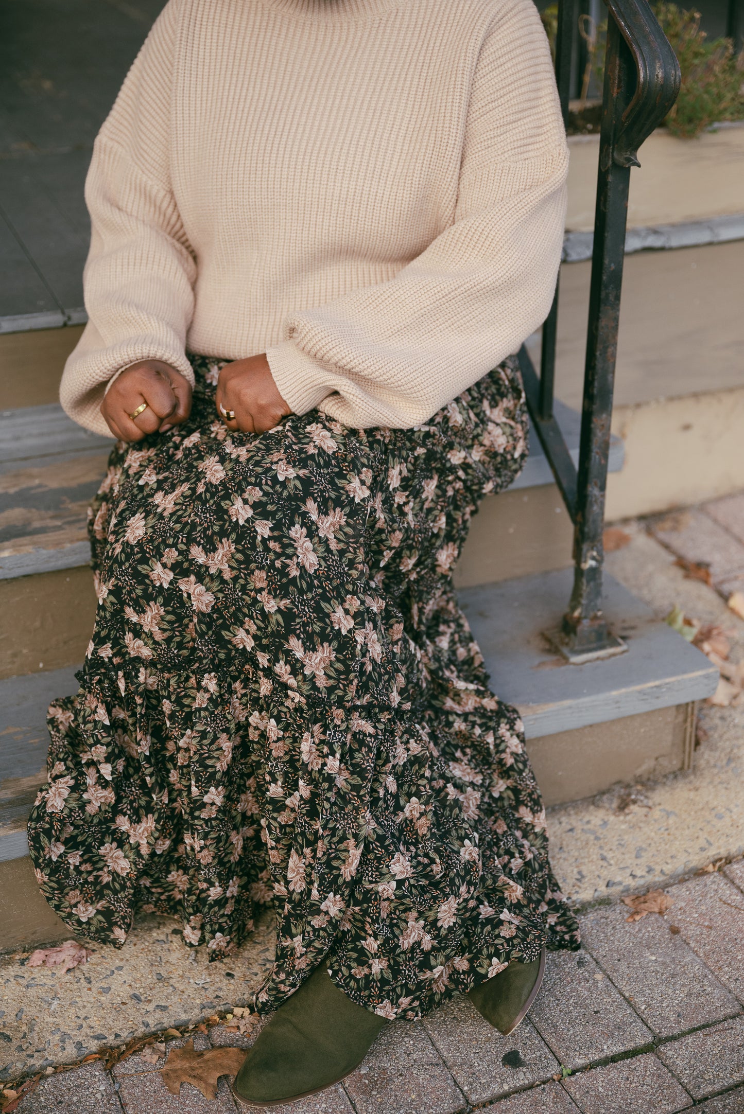 The Briana Sweater in Almond