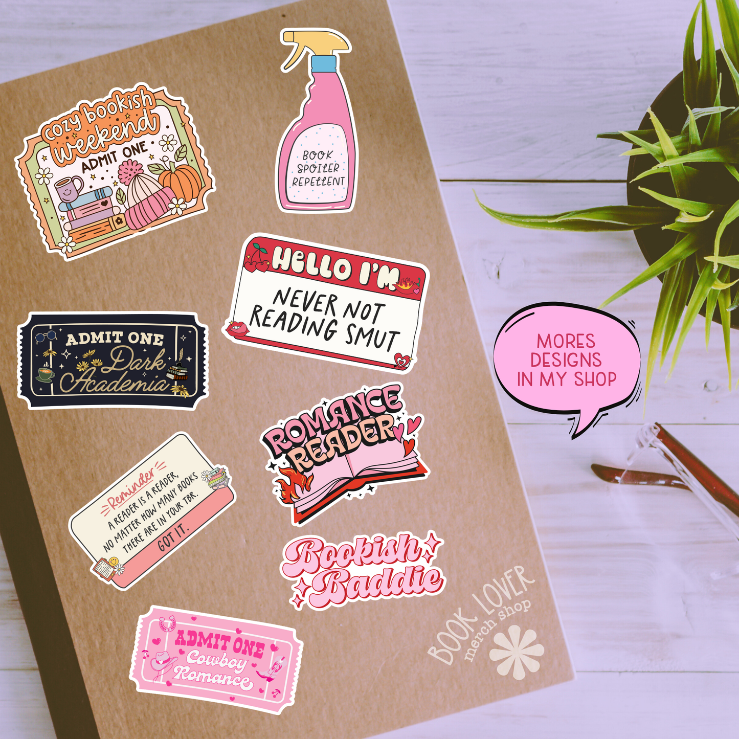 Audiobook Society Stickers / Bookish Stickers / Book Lover: 3''