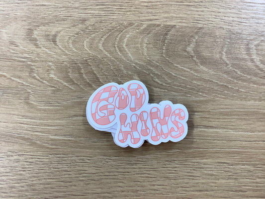 God Wins Sticker
