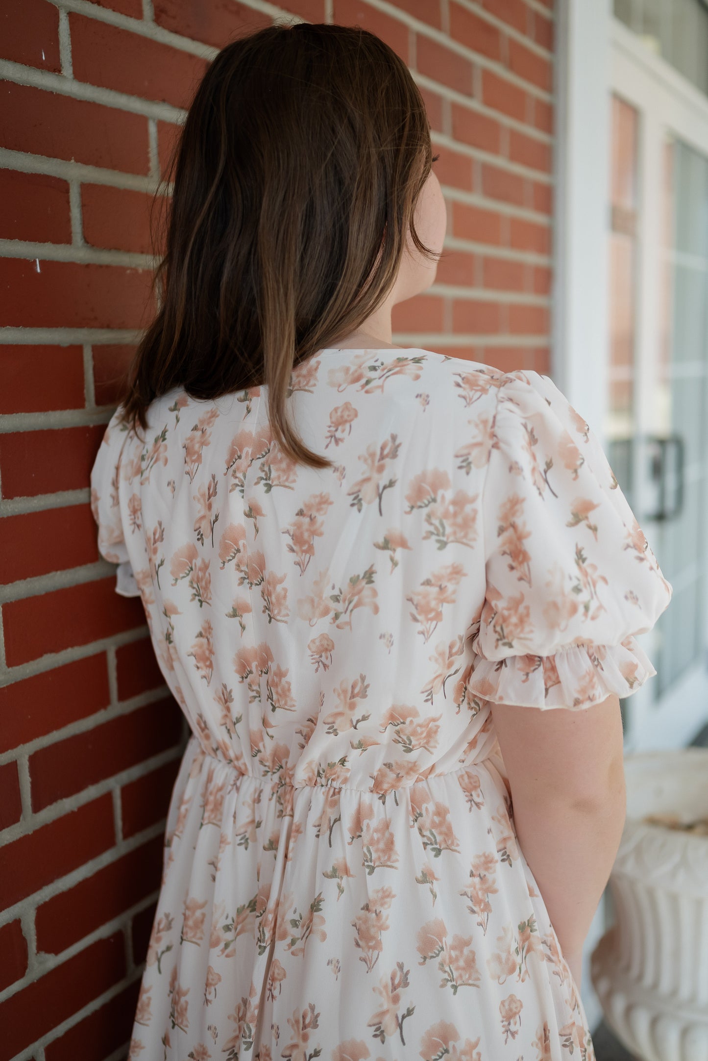 The "Ella" Dress in Cream Floral