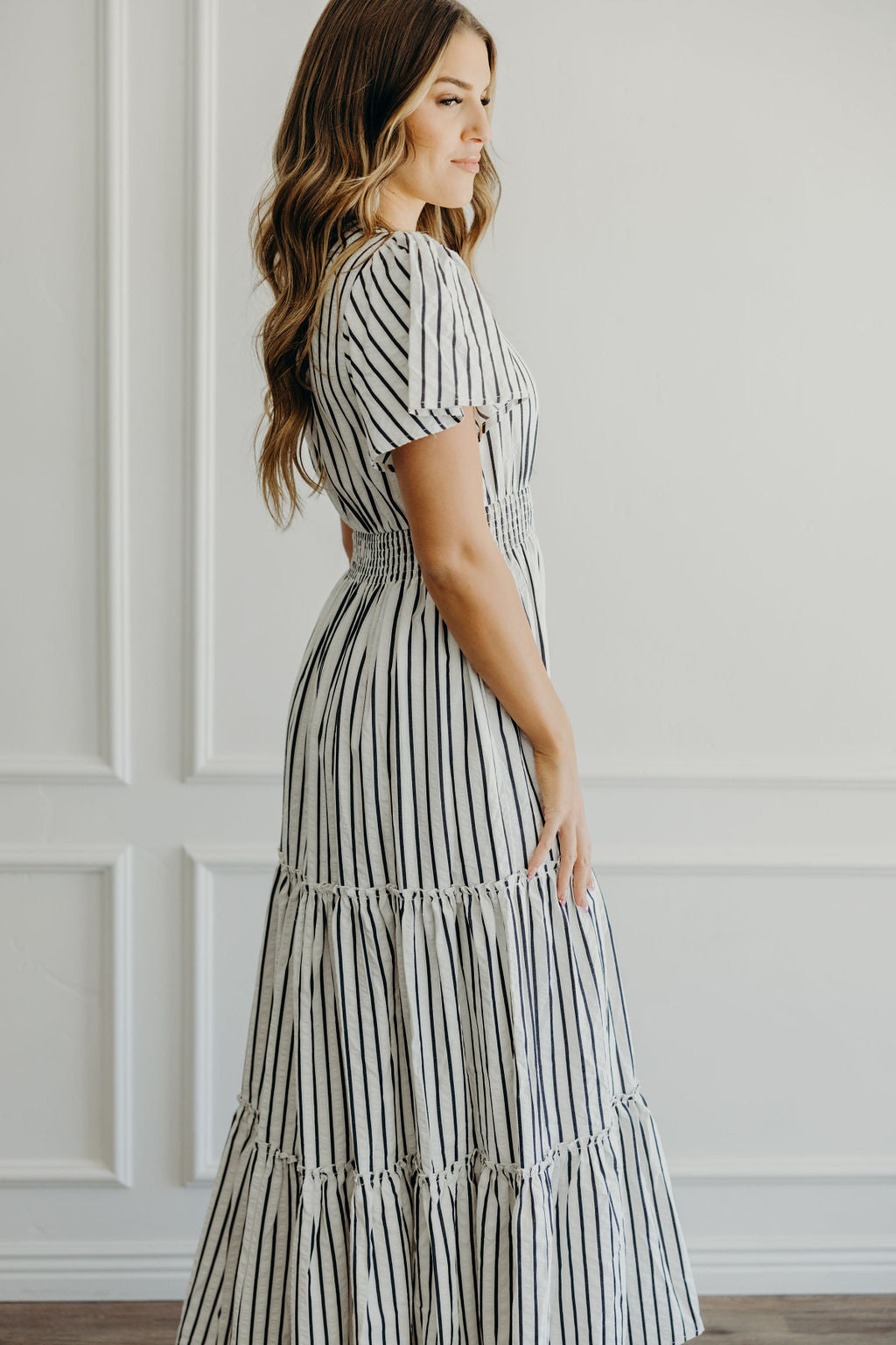 evelyn striped maxi dress blue you away? @fashionnova . . . Evelyn Striped Maxi Dress