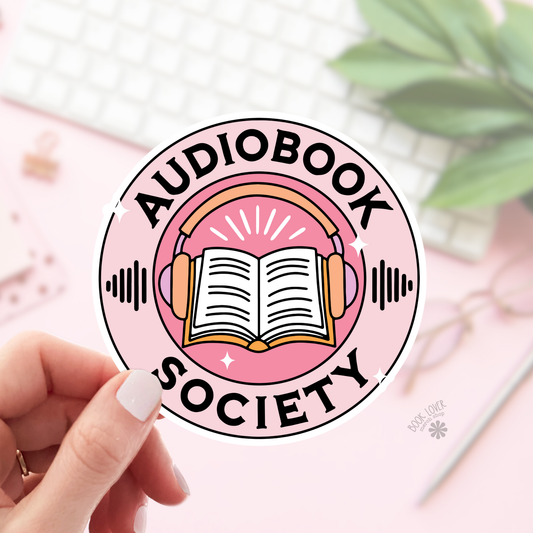 Audiobook Society Stickers / Bookish Stickers / Book Lover: 3''