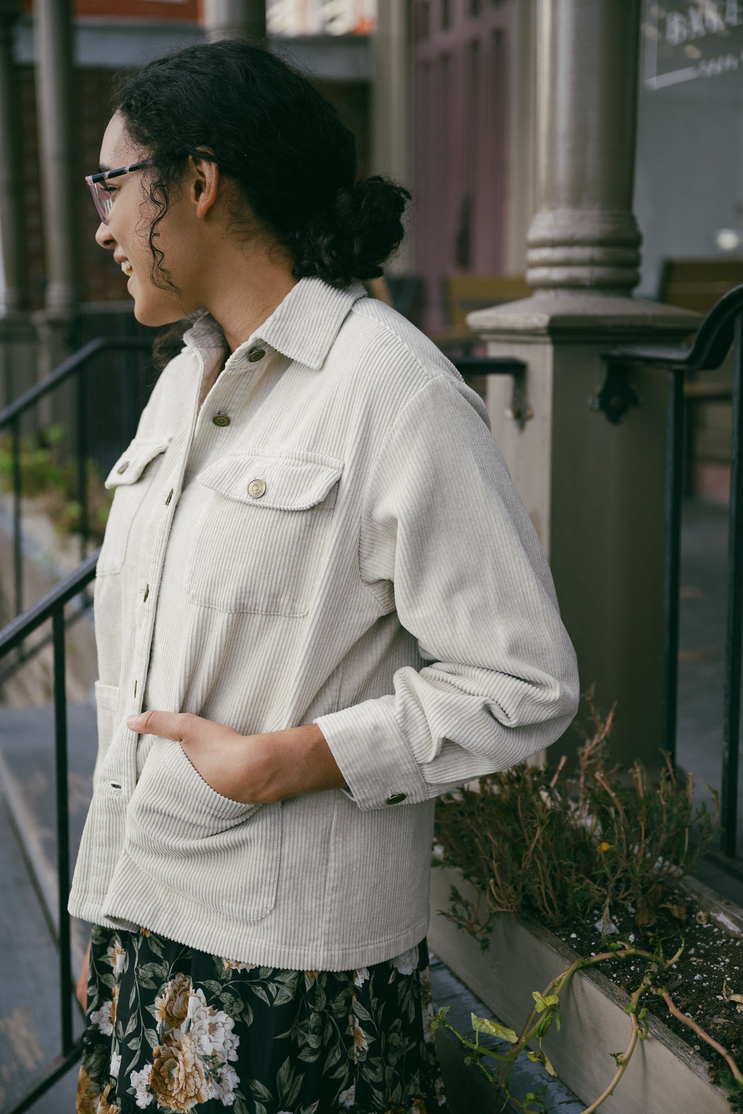 The Becca Jacket in stone