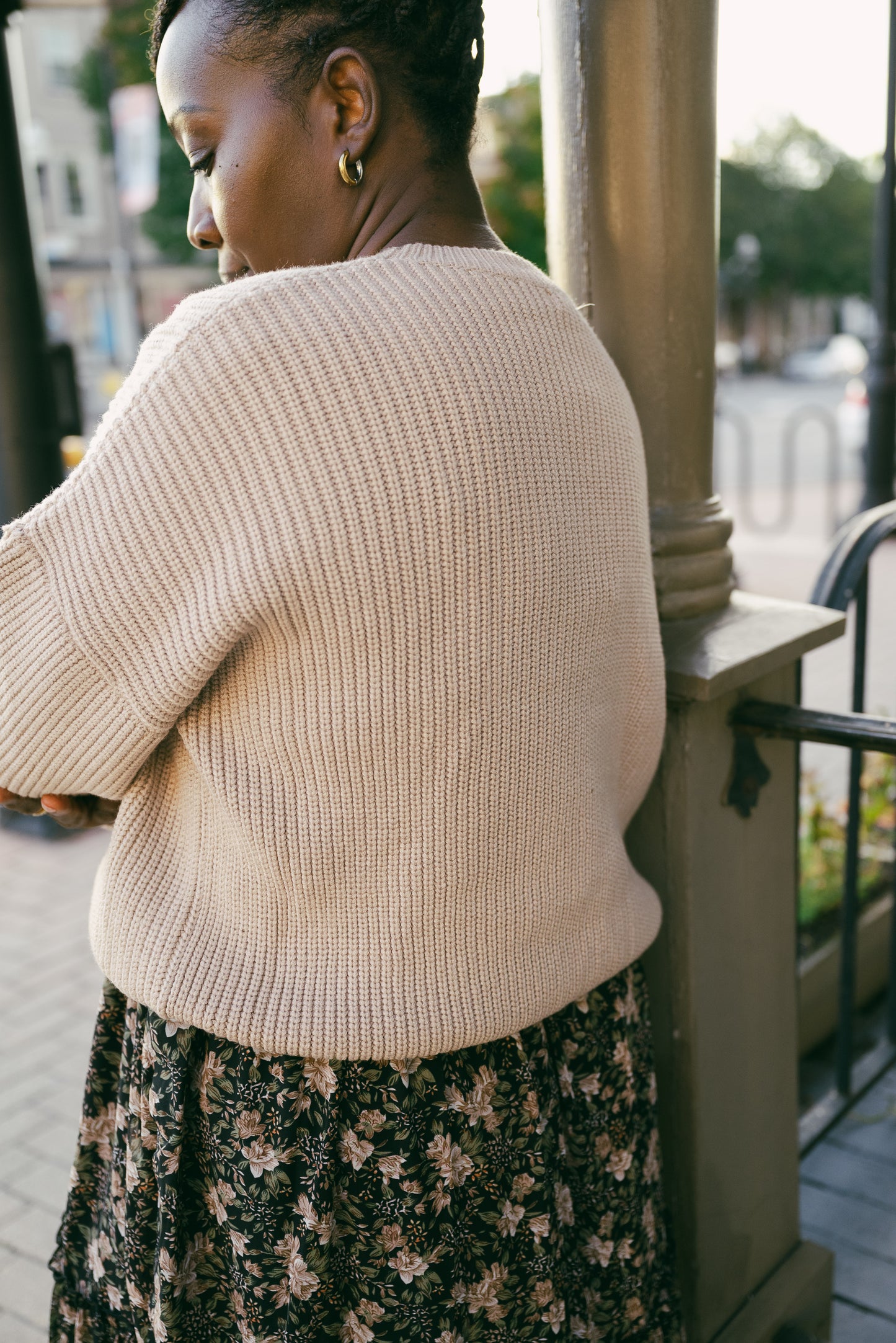 The Briana Sweater in Almond