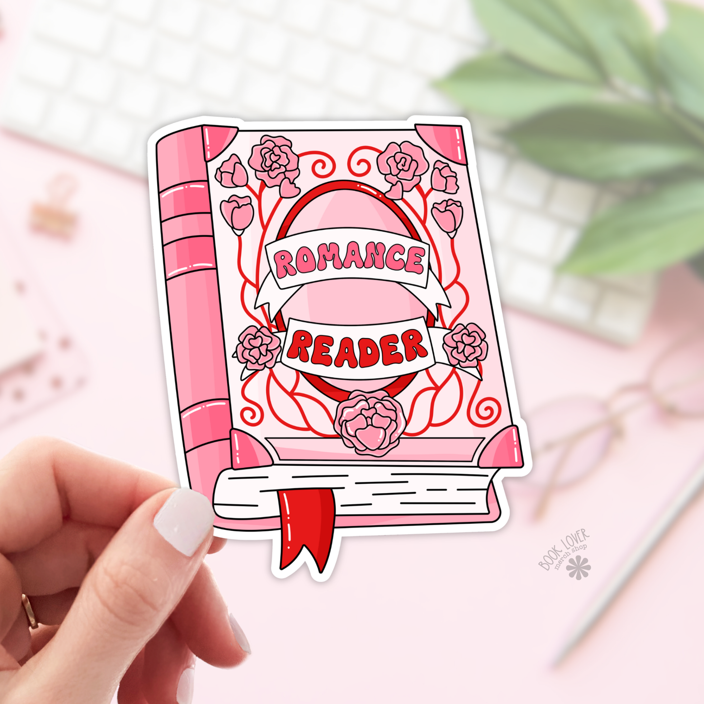 Romance Reader Stickers / Bookish Stickers / Book Lover: 3''